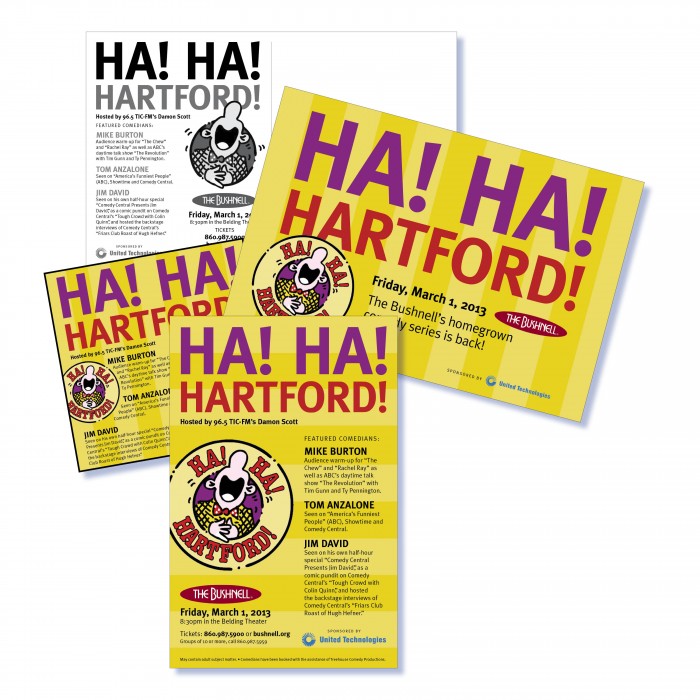 The Bushnell Ha! Ha! Hartford! Marketing Identity